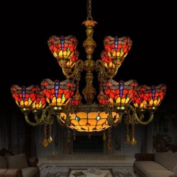 Lustre de style Tiffany en...