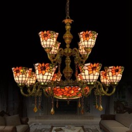 Lustre de style Tiffany en...