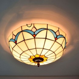 Plafonnier de style Tiffany...