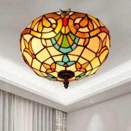 Plafonnier de style Tiffany...