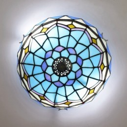 Plafonnier de style Tiffany...
