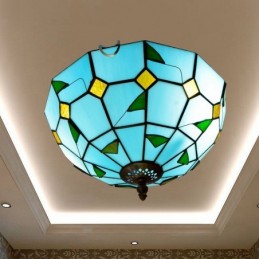 Plafonnier de style Tiffany...