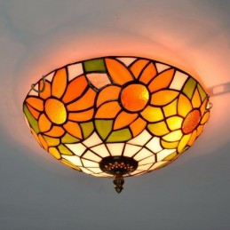 Plafonnier de style Tiffany...