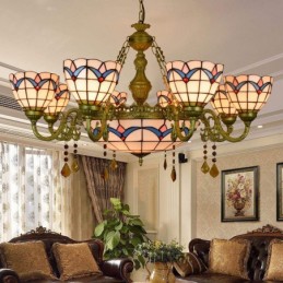 Lustre de style Tiffany en...