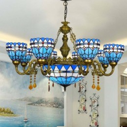 Lustre de style Tiffany en...
