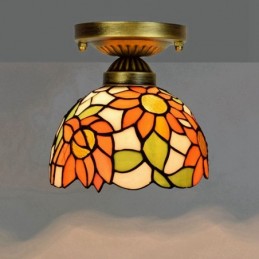 Plafonnier de style Tiffany...