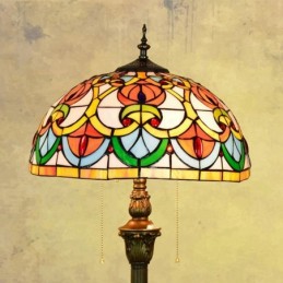 Lampadaire de style Tiffany...