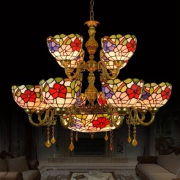 Lustre de style Tiffany en...