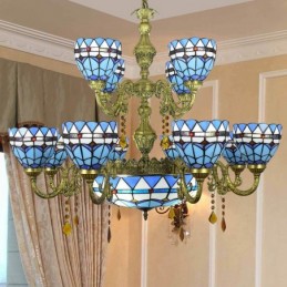 Lustre de style Tiffany en...