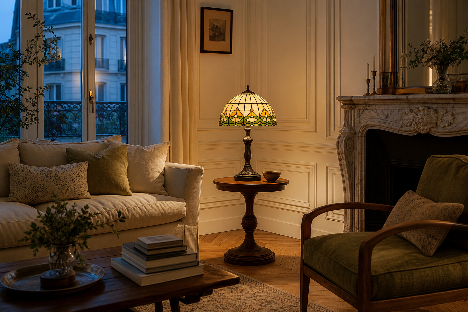 Acheter une lampe de table Tiffany : conseils déco pour un intérieur français chaleureux