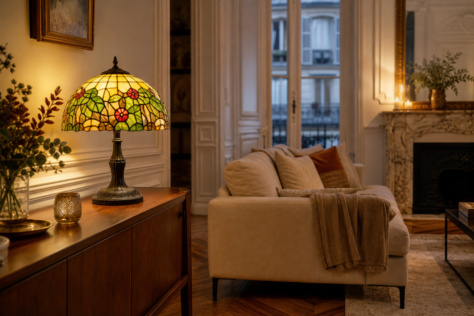 Lampes de table Tiffany : une lumière chaleureuse pour les intérieurs français