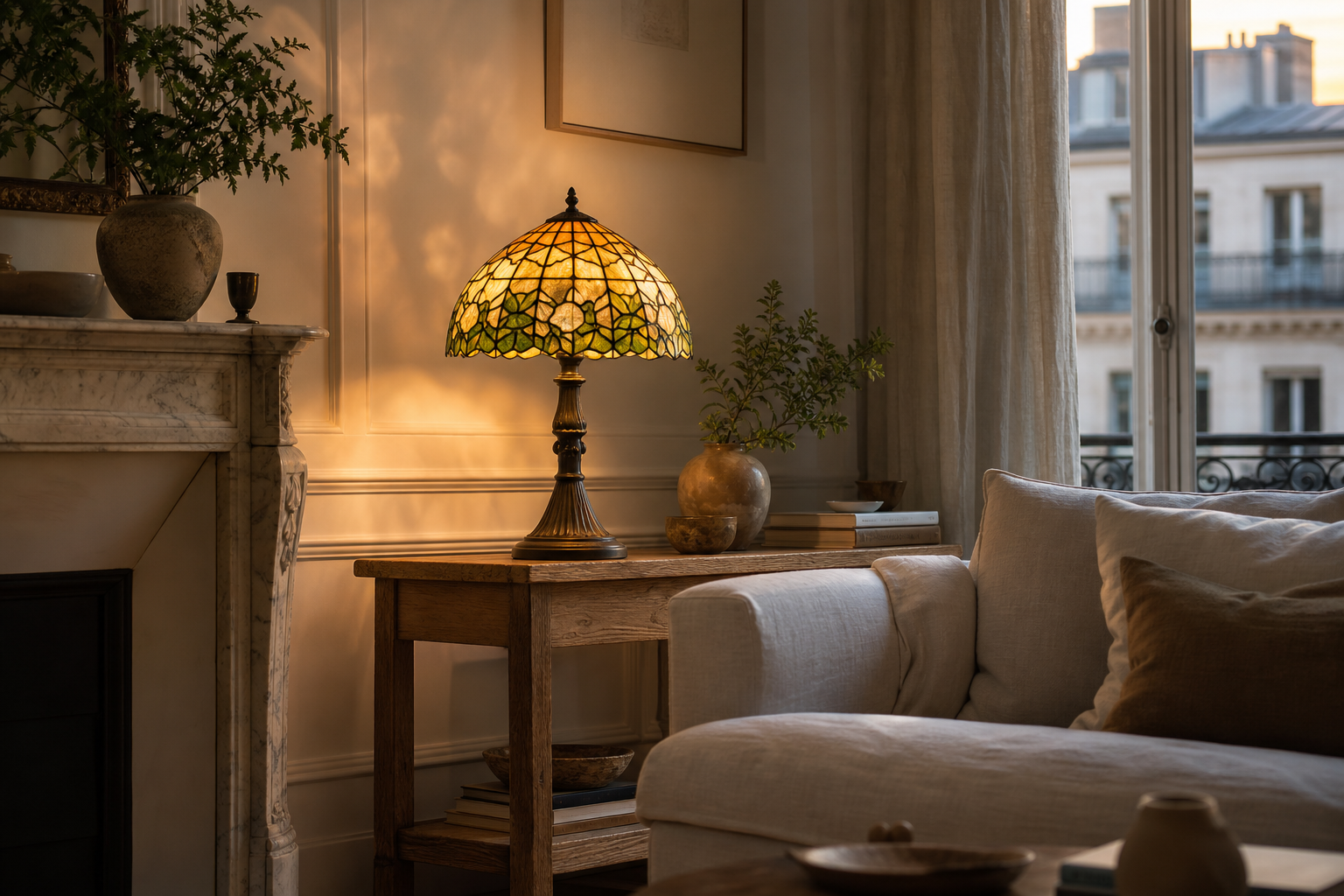 Lampes en vitrail : choisir la bonne lumière Tiffany pour votre intérieur